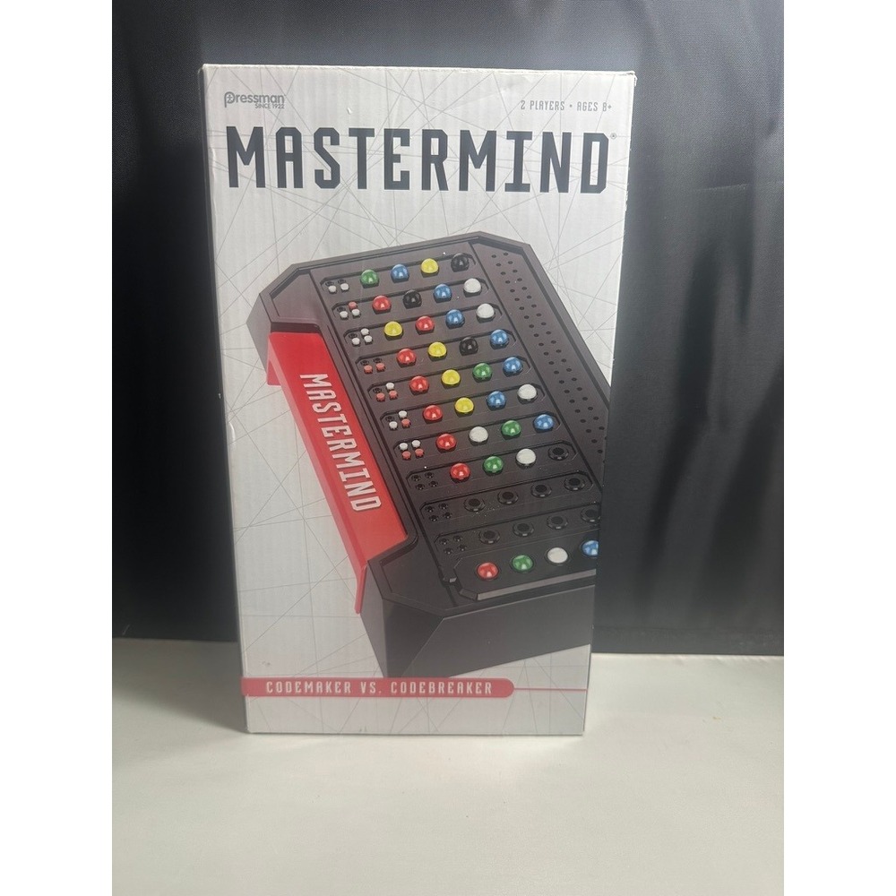 Pressman Mastermind Strategy Board Game Codemaker vs Codebreaker Ages 8+